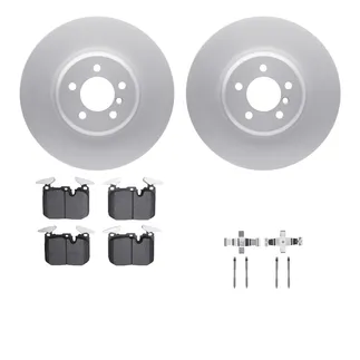 R1 Concepts WDUH1-31253 Carbon Series Brake Rotors W/ 5000 Oep Brake Pads & Hdw